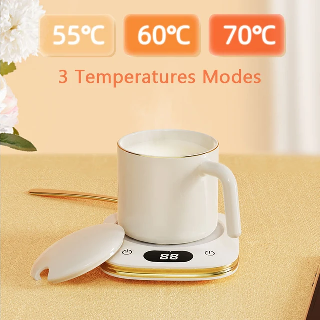 Coffee Mug Warmer and Wireless Charger 2 In 1 Coffee Warmer for Desk with  Auto Off 3 Temperature Setting Ceramic Mug Included - AliExpress