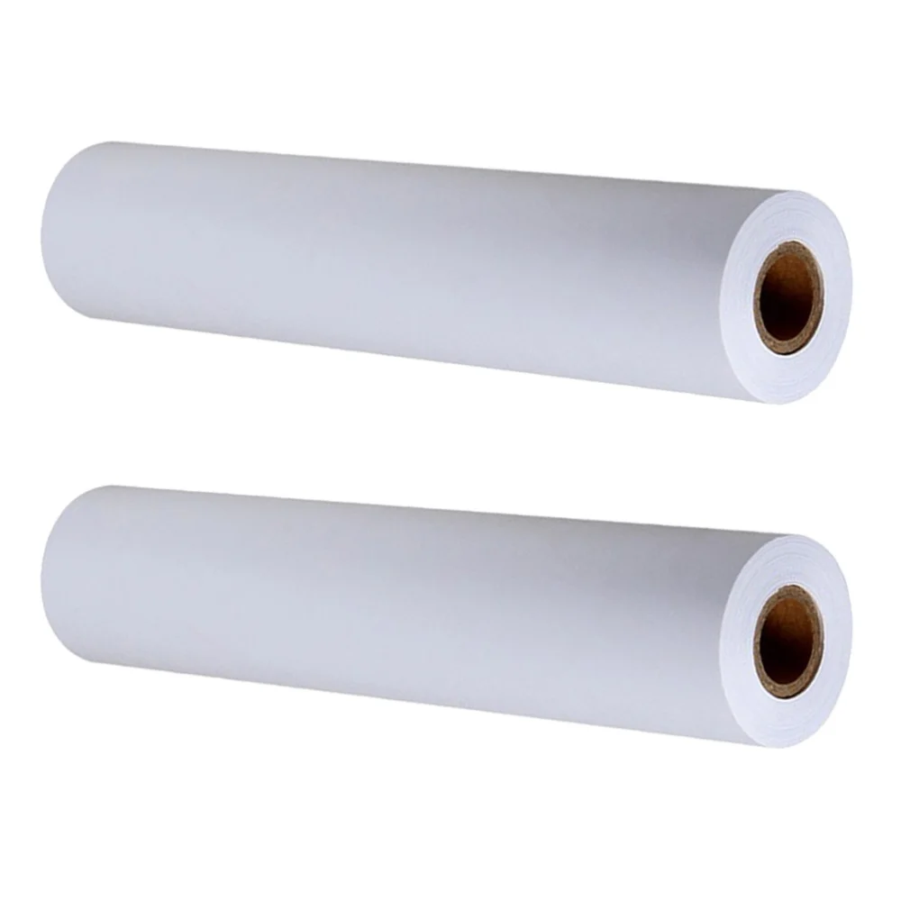 Rollos de papel de dibujo, 2 uds., papel de póster blanco de Arte de Graffiti para la escuela