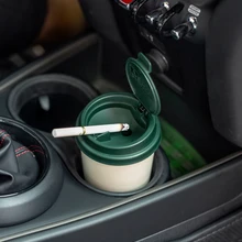 Автомобильный подстаканник, переносная пепельница, высокоогнестойкая мусорная корзина для BMW MINI Cooper S F54 F55 F56 F60 R53 R55 R56 R60, аксессуары