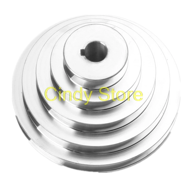 Broca de Bancada de Alumínio para V-belt Diâmetro de 54 mm a 150 mm Diâmetro de 1428 mm Step Roda da Polia do Pagode