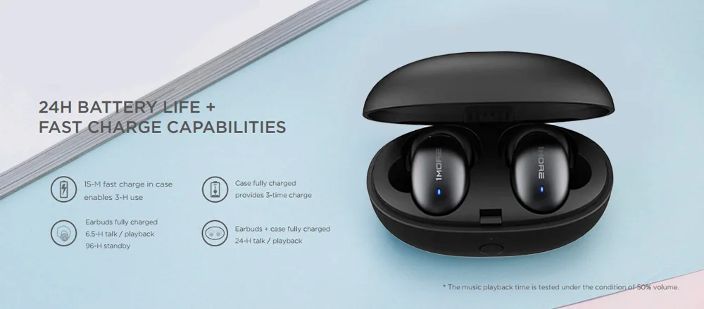 1MORE E1026BT-I STYLISH TRUE WIRELESS IN-EAR HEADPHONES