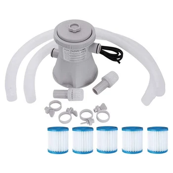 

Pool Filter Pump, Pool Cleaner, Circulation Pump, Pool Filter, EU Plug Ponds