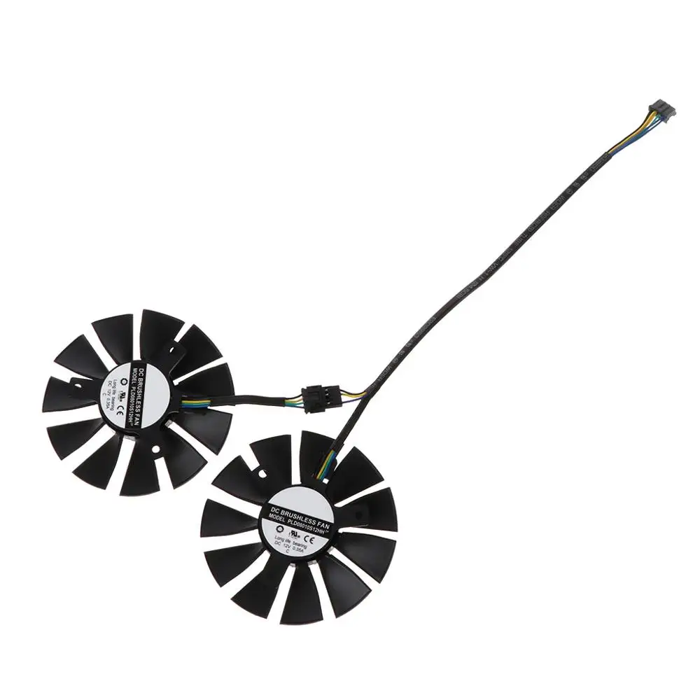 

75MM PLD08010S12HH 0.35A Cooler Fan For MSI GTX Graphics Video Card Cooling Fan