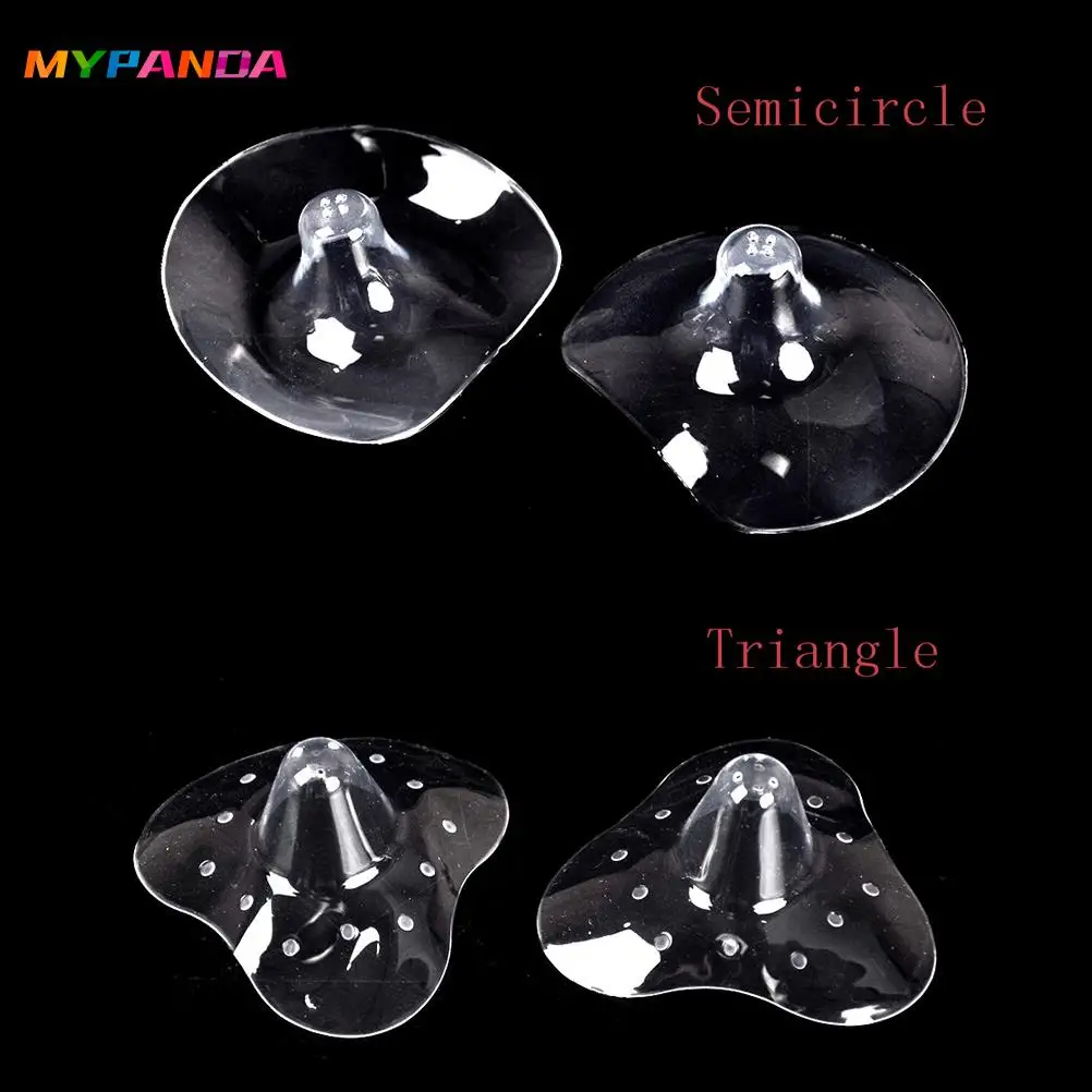 1 pair Shell Ultra-thin Silicone Nipple Shield Maternity Silica Gel Nipple Protector Baby Breast Milk Feeding High Quality