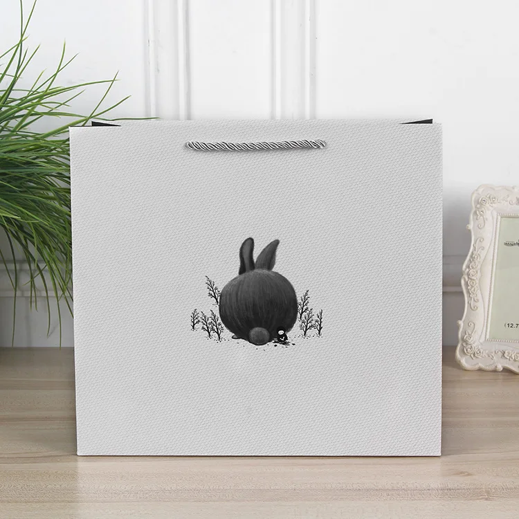 Стиль бумажный пакет с принтом бумага для рукоделия сумка производители настраиваемые мультфильм Милая подарочная коробка в настоящее время доступен весь