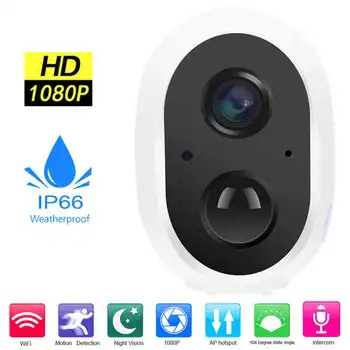 

1080P WiFi Camera Night Vision 2 Way Audio 135 Degree Wide Angle IP66 Waterproof Surveillance