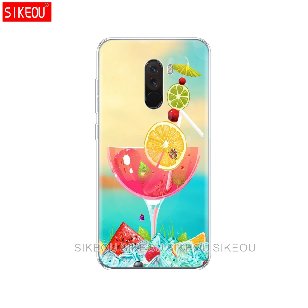 Мягкий силиконовый чехол для Xiaomi Pocophone F1 Xiomi Poco чехлы из мягкого ТПУ телефона Global F