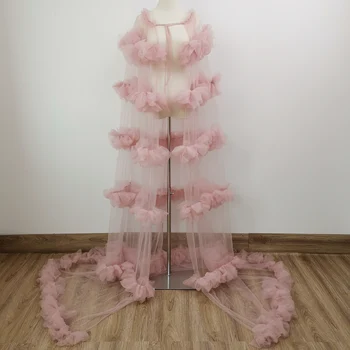 

Maxi Long Tulle Vogue Cape Gown Maternity Dress For Photoshoot Maternity Cloak Photography Dresses Accessories Baby Shower Dress