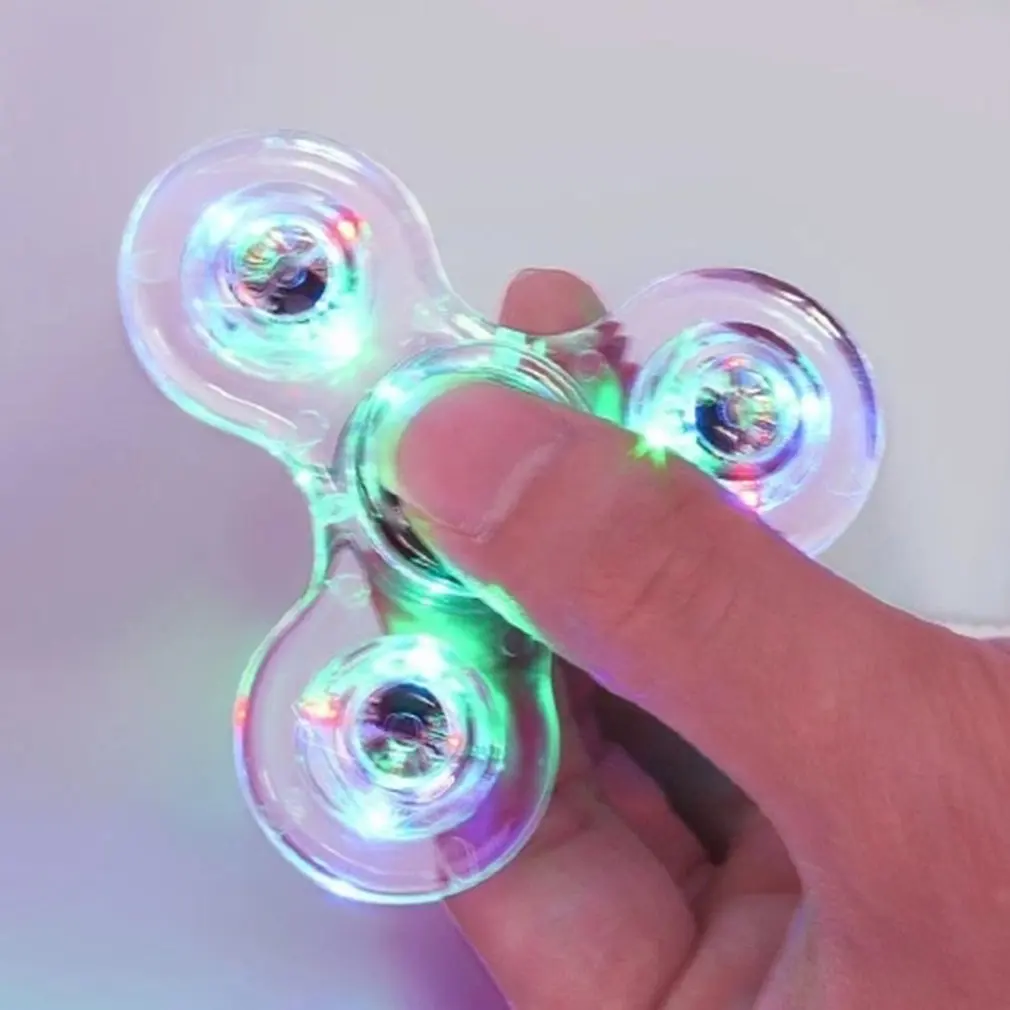 LED Light Spinner Toy Relief Anxiety Stress Toys