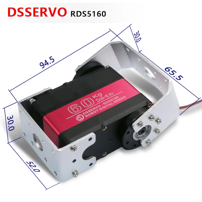 DS5160 60 кг/70 кг высокий крутящий момент цифровой рулевой механизм BAJA дистанционное управление Рулевое большой gimbal механическая рука сервопривод RC автомобиль АКК
