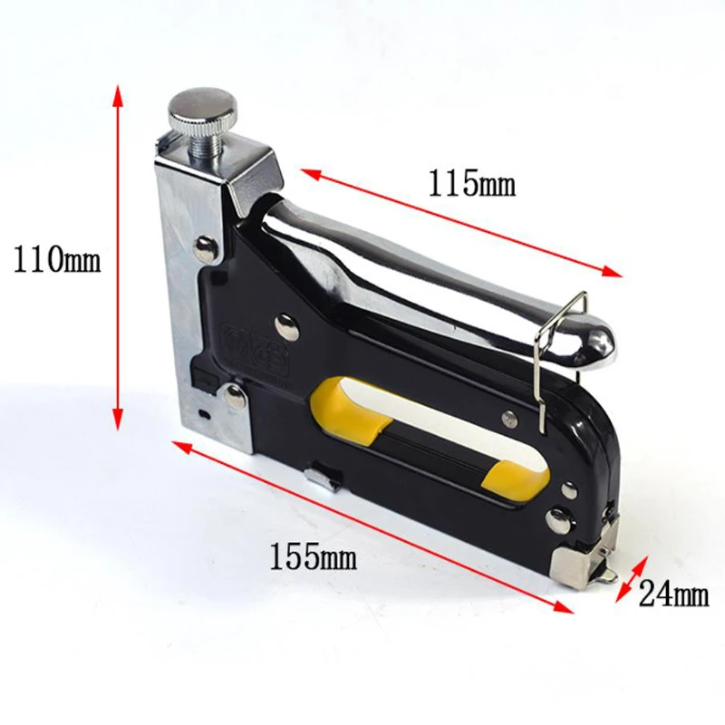 FGHGF 3 in 1 Manual Operation Hit Nail Directly Rivet Gun Hand Riveters For Frame With StaplesNails Carpentry Woodworking Tools