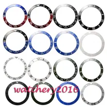 Новейший горячий parnis высококачественный 39,9 мм черный синий зеленый керамический/титановый желобок вставка сделана для 44 мм автоматический часовой механизм