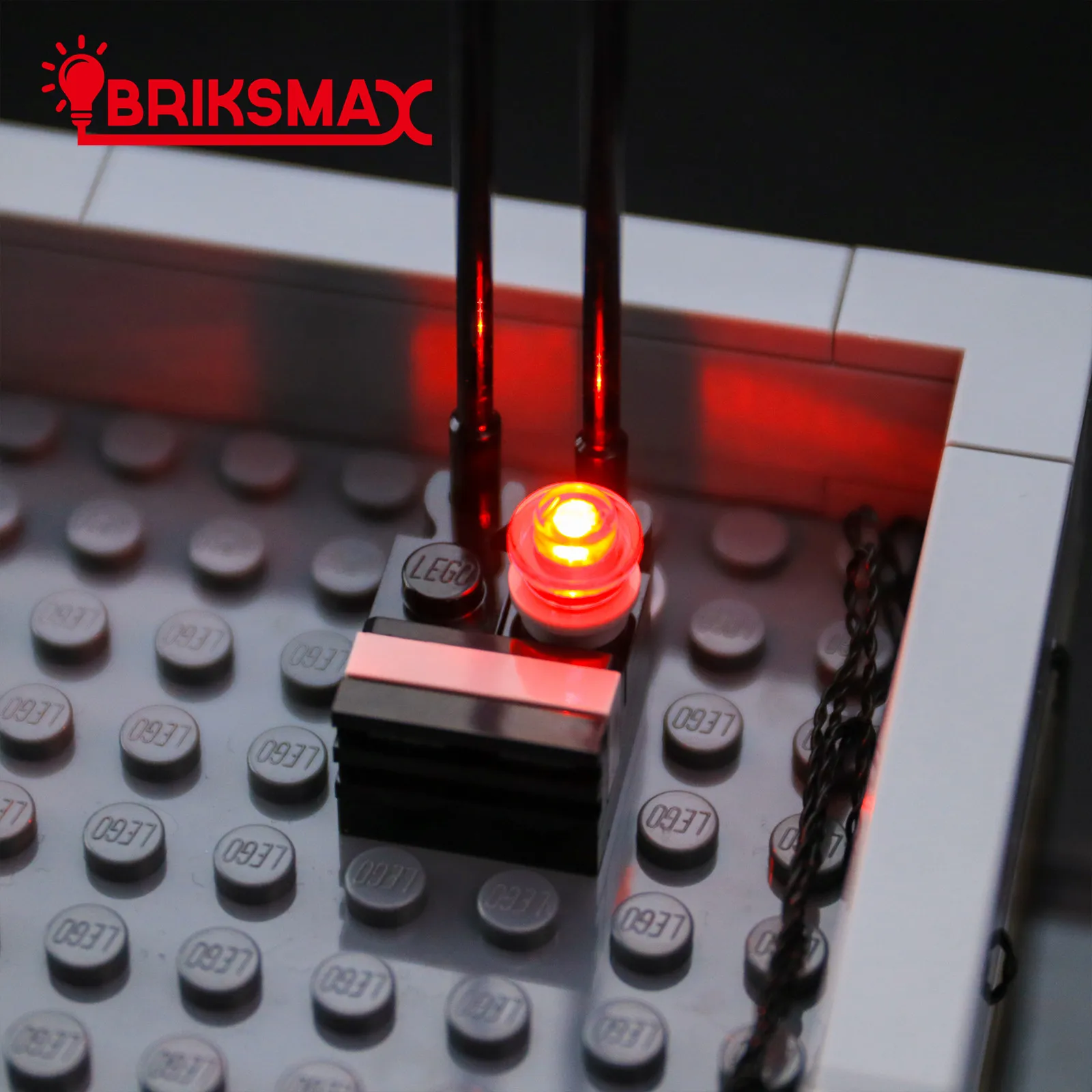BriksMax Led Light Kit For 10278 Police Station， Remote Control