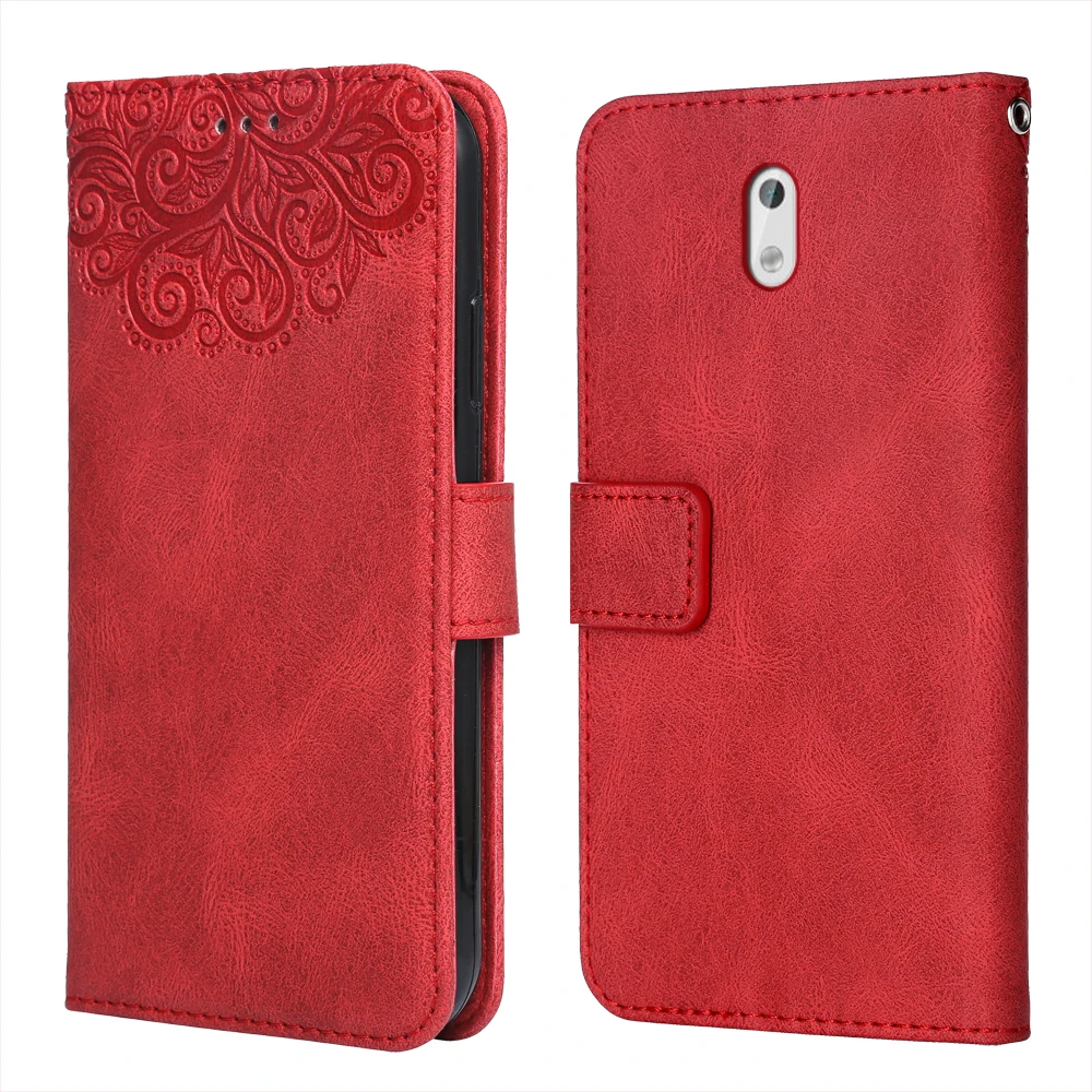 Luxury Leather Case for NOKIA 3 Flower Embossing TA-1032 TA-1020 TA-1028 TA-1038 Wallet Flip Phone NOKIA3 Cover | Мобильные телефоны
