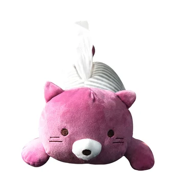 

Container Cover Cute Tissue Box Container Creative Reusable Dispenser Tissue Box Holder Porta Servilletas Storage Box EA60ZJ