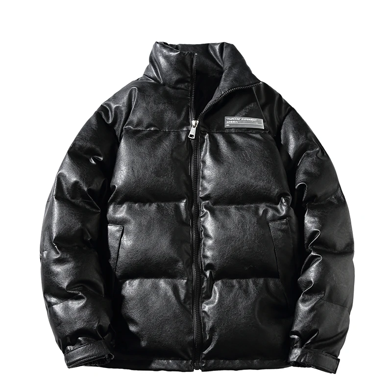 Privathinker для мужчин и женщин, Япония, зимняя парка, куртки, Мужская теплая плотная однотонная куртка, Мужская Тяжелая верхняя одежда, пальто, парка, модная - Цвет: Black(AsianSize)