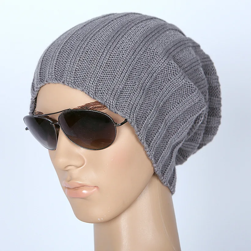 Модная женская мужская зимняя шапка Skullies Beanies женские шапки Ретро Темно-Синий стиль унисекс шапка бини зимняя шапка мужская шапка однотонная