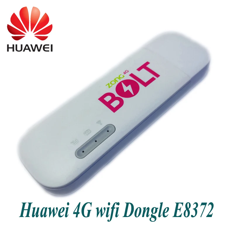 HUAWEI E8372 4G USB WIFI ключ Автомобиль разблокированный FDD800/900/1800/2100 МГц Бесплатная