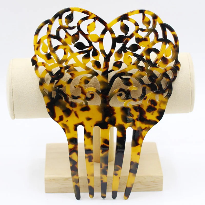 Pentes De Cabelo Altos Clássicos, Acessórios De Cabelo De Acetato Colorido, Concha De Tartaruga Falsa, Grampos De Cabelo, Aima