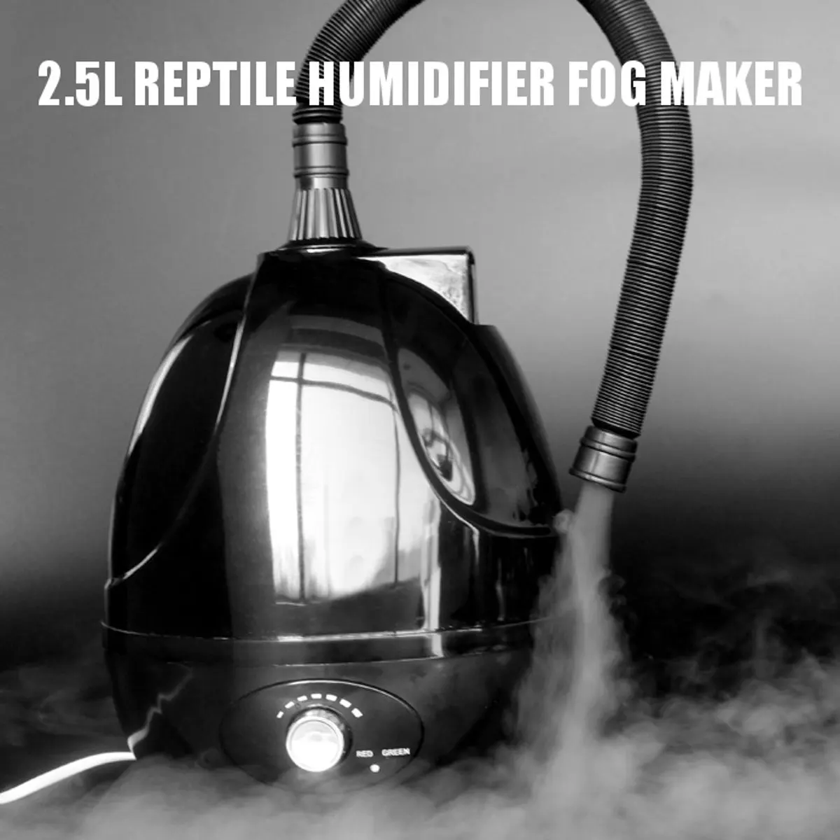 

2.5L Amphibians Reptile Humidifier Machine Vaporizer Adjustable Fog Maker Hose Kit Reptiles House Box Temperature Control 110V