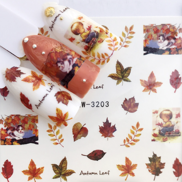 Stickers for Nail Polish Nail Art Decorations Nail Glue Stickers and Decals Designer Nail Styling Accessories Nail Supplies