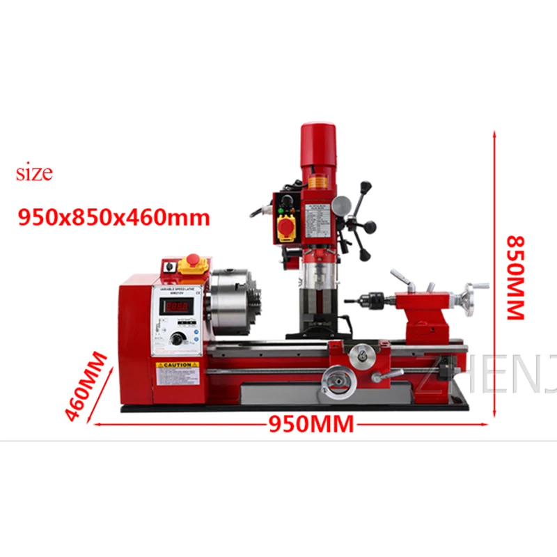 High Precision Turning Drilling And Milling Machine Multifunction Drilling And Milling Lathe Bench Drill Milling Machine Lathe