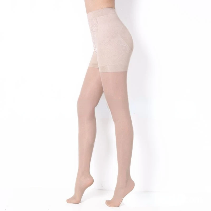 Corset Stockings, Tights, Pressurized Abdomen and Hips Bottoming Rompers Translucent Body-building Pants