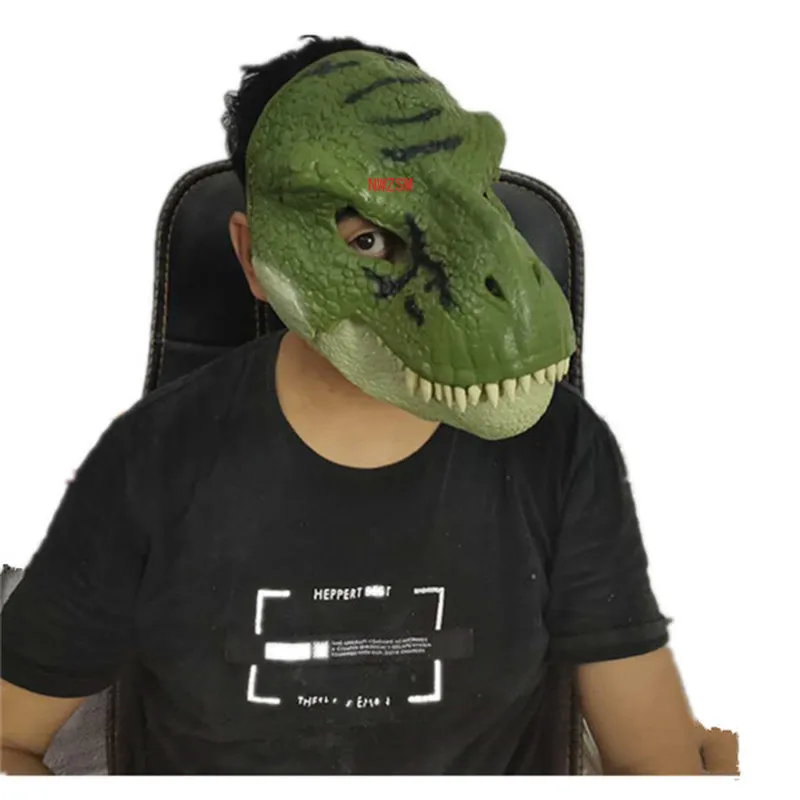 Party Mask Halloween Carnival Gift Velociraptor Mask T-Rex Dinosaur Mask Animal Cosplay Costumes Mask Props for Kids adults Party Mask Halloween Carnival Gift Velociraptor Mask T-Rex Dinosaur Mask Animal Cosplay Costumes Mask Props for Kids adults