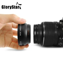 Широкоугольный объектив GloryStar 58 мм 0,45x + макрообъектив для Canon EOS 350D/ 400D/ 450D/ 500D/ 1000D/ 550D/ 600D/ 1100D Nikon Широкоугольный объектив GloryStar 58 мм 0,45x + макрообъектив для Canon EOS 350D/ 400D/ 450D/ 500D/ 1000D/ 550D/ 600D/ 1100D Nikon