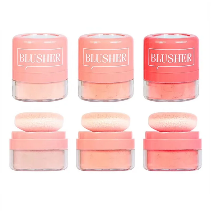 Грибная голова воздушная подушка Румяна тонкий порошок прикосновение румяной трехмерной красоты