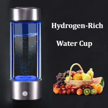 

Hydrogen-Rich Water Cup Filter Ionizer Alkaline Generator Maker H2 Electrolysis Drink Hydrogen Portable Detoxifying Water Bottle