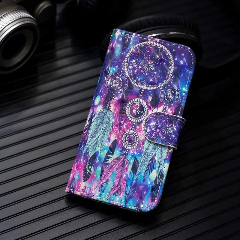 3D кожаный чехол для huawei p30 lite mate 20 lite p30 pro p20 lite откидная задняя крышка для honor 8X - Цвет: HB137-1