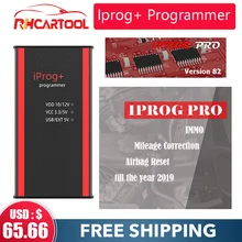 Programmeur de voiture Iprog + V84, Support IMMO, Correction de kilométrage, réinitialisation de l'airbag, Iprog Pro jusqu'en 2019, Carprog/Digiprog/Tango
