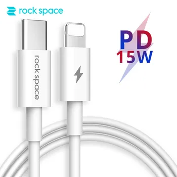 

Rockspace PD Type C to Lighting Charging Cable 15W for iPhone X 8 Plus 11 Pro Macbook Charge Sync USB C USB-C Charger