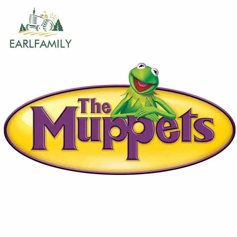 Earlfamily 13cm X 6 3cm Auto Car Stickers And Decals For Muppets Kermit Frog Logo Fashion Vinyl Laptop Bumper Occlusion Scratch Car Stickers Aliexpress
