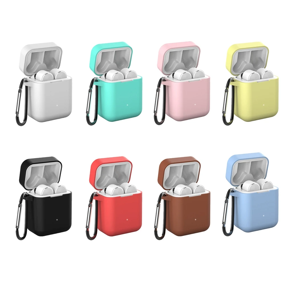 Силиконовый защитный чехол-накладка для Xiaomi AirDots Mi Air Bluetooth беспроводная