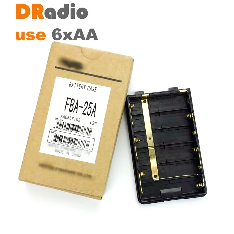 FBA-25A 6* AA(не включены) Батарея Чехол пакет для Yaesu VERTEX Портативный иди и болтай Walkie Talkie “иди и FT60R VXA-200 VXA-210 VXA-300 VX-150 VX-160