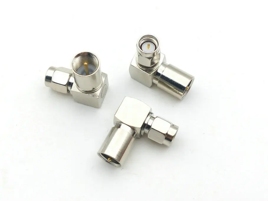 50PCS Adapter FME plug Male to SMA Male RF adapter