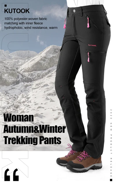 pantalones de montaña mujer invierno