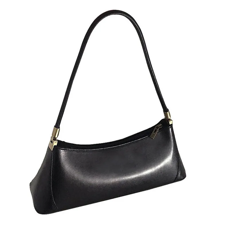 

Fashion Pu Women Baguette Bags Handbags Ins Fashion Half Month Handbag For Women Casual Travel Wrist Bags Ladies Pu Totes Clutch