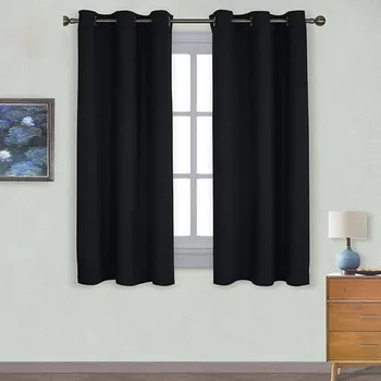 

2pcs / Set Thermal Insulation Sunscreen Blackout Curtain Living Room Bedroom Curtain Home Decoration Curtain