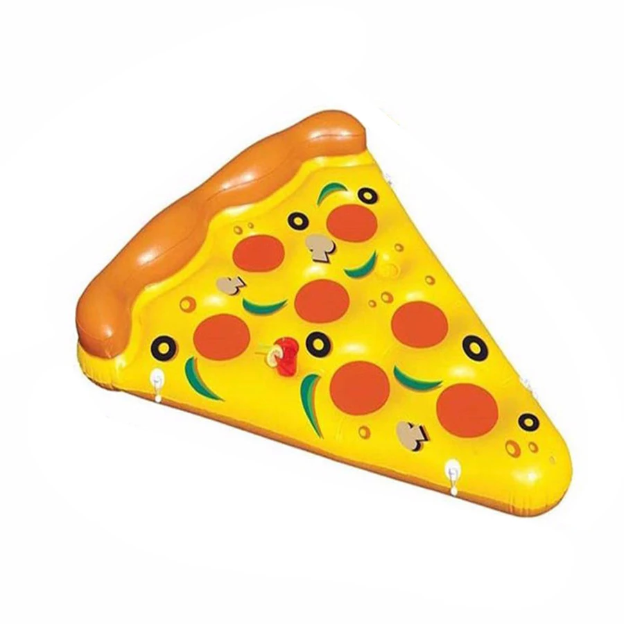 

Adult Pool Party Pizza Floating Bed Summer Inflatable Water Pool Toy Swimming Ring 180CM PVC Swimming Mattress matelas piscine