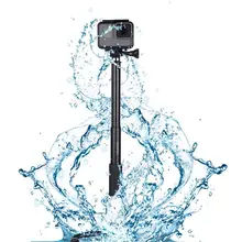 Палка для селфи, водонепроницаемая ручка, выдвижной монопод, регулируемая ручка для GoPro Hero 7 6 5 4 Session SJCAM AKASO Xiaomi