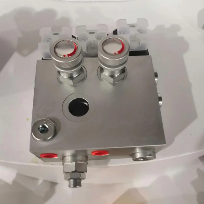 

Hydraulic lifting, loading and unloading power unit DC12V DC24V of truck tail plate integrated valve group