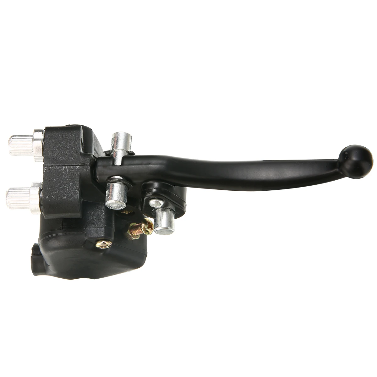 1PC Mini Moto Quad Bike ATV Thumb Throttle Front Hand Brake Lever Twin Brake Cable Black 22MM Handlebar For Honda