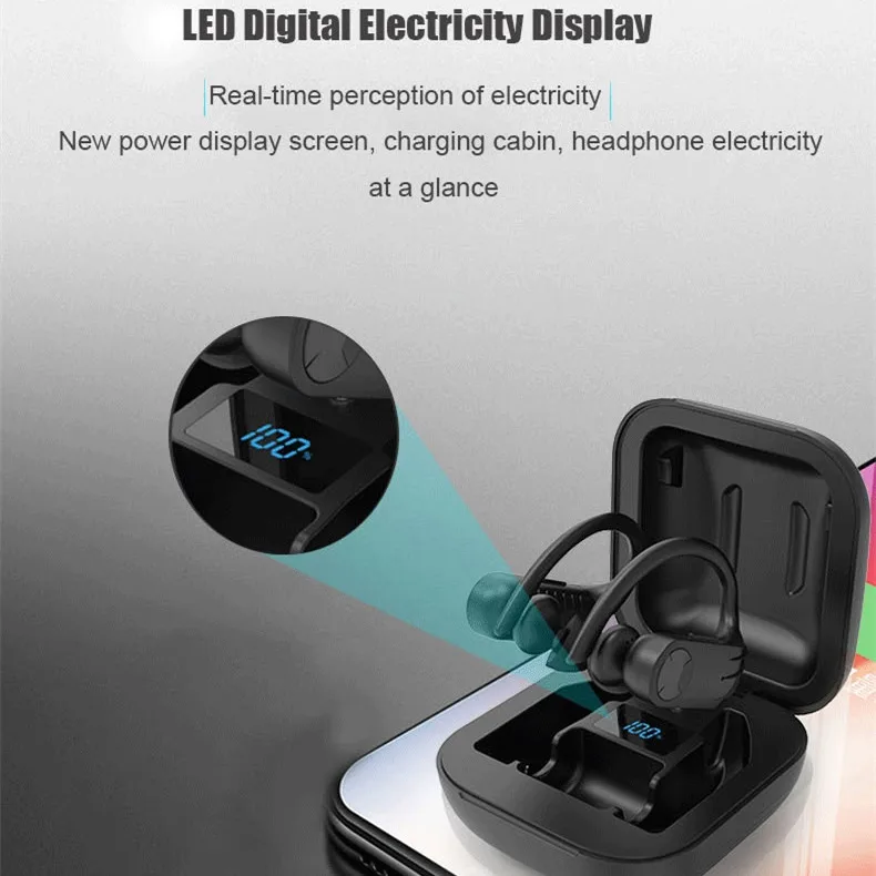 CGP1 новые спортивные TWS беспроводные Bluetooth наушники 8D HIFI стерео Бег Фитнес водонепроницаемые музыкальные наушники для ios/Android телефона