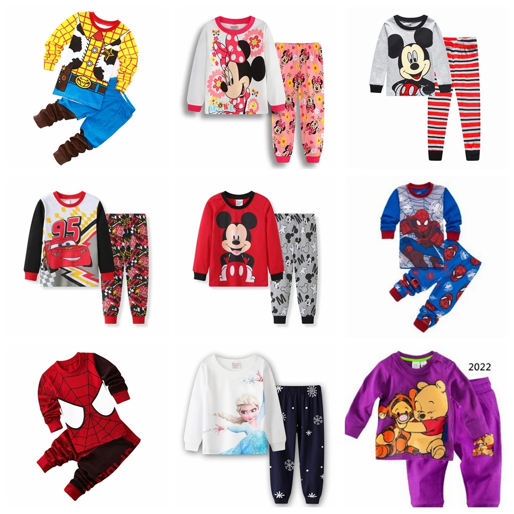 Mickey Mouse Toddler Girl Clothes Toddler Boy Pajamas Disney