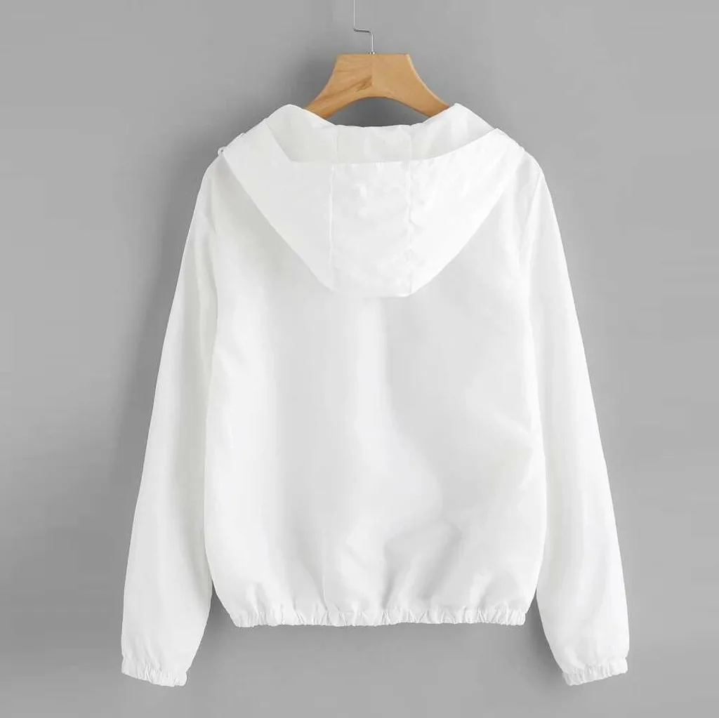 Sudadera mujer толстовки для женщин с длинным рукавом лоскутное капюшоном на молнии карманы повседневное спортивное пальто harajuku Толстовка