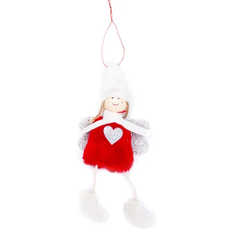 Милый Ангел плюшевые куклы Рождественское украшение подвеска необычная Рождественская елка украшения Рождественские украшения для дома