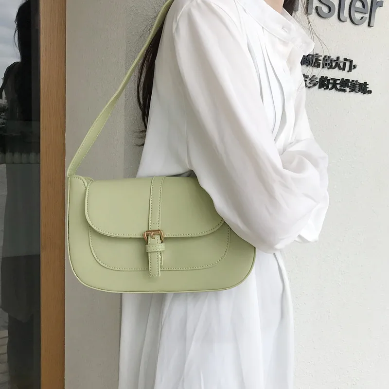 

Contrast color Leather Crossbody Bags For Women 2019 Travel Handbag Fashion Simple Shoulder Messenger Bag Ladies Cross Body Bag